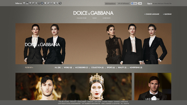 Dolce & Gabbana HP