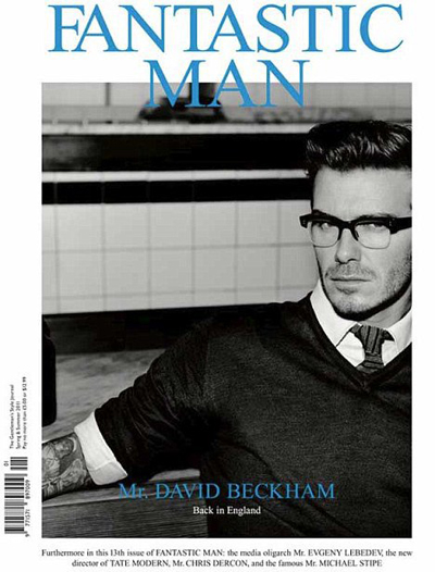 David Beckham via FANTASTIC MAN