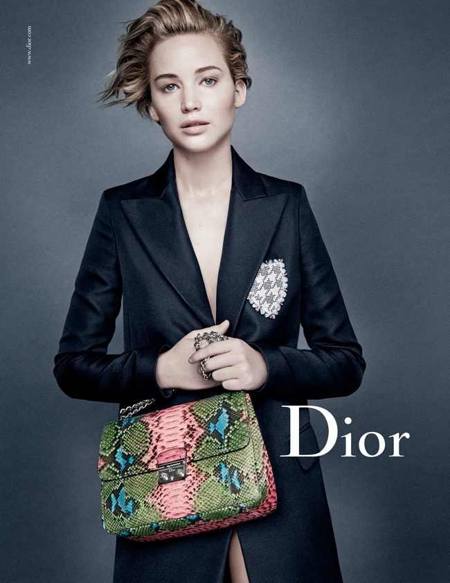 Jennifer Lawrence | Photo by Patrick Demarchelier | © Dior