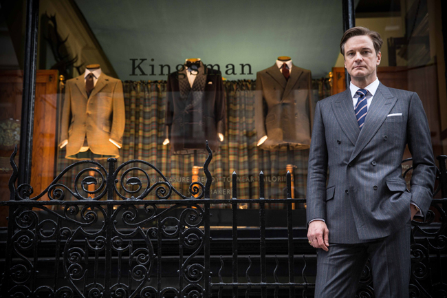 Actor Colin Firth in ‘Kingsman: The Secret Service’