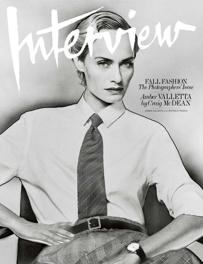Amber Valletta by Craig McDean for Interview September 2014