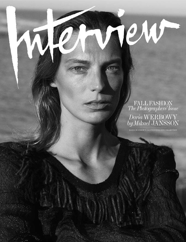 Daria Werbowy by Mikael Jansson for Interview September 2014